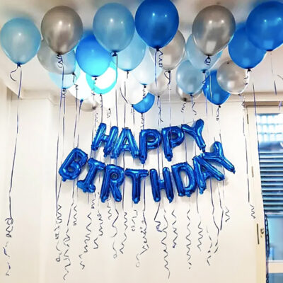 Blissful in Blue Birthday Decor